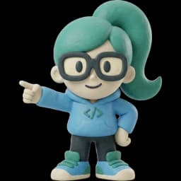 Ada, the Ultimate Coders mascot, pointing at the quote