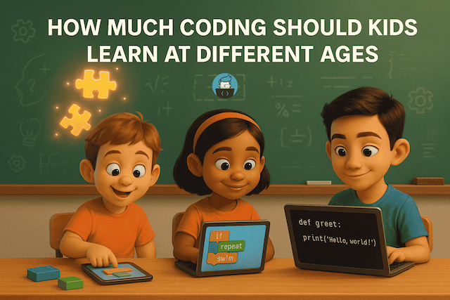 How Much Coding Should Kids Learn at Different Ages?